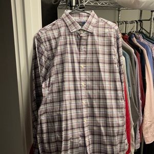 Plaid Polo Button Down